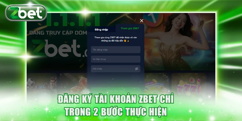 Trang chủ ZBET 29 Đăng ký tài khoản ZBET chỉ trong 2 bước thực hiện