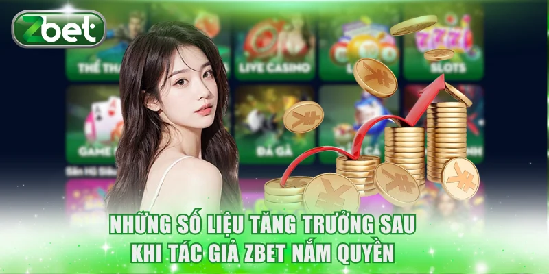 Tác giả ZBET 2 Những số liệu tăng trưởng sau khi tác giả ZBET nắm quyền