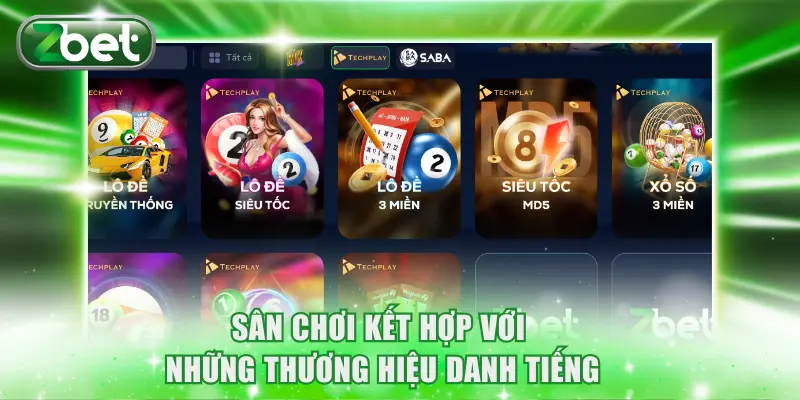Xổ Số ZBET 2 Sân chơi kết hợp với những thương hiệu danh tiếng